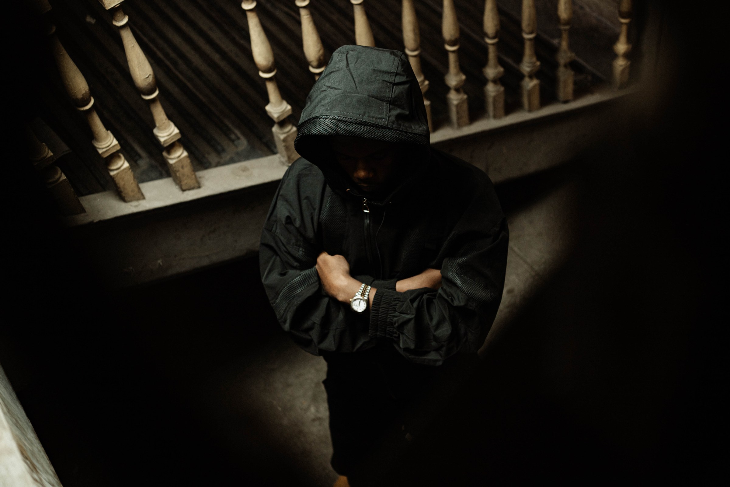 DRN hooded portrait